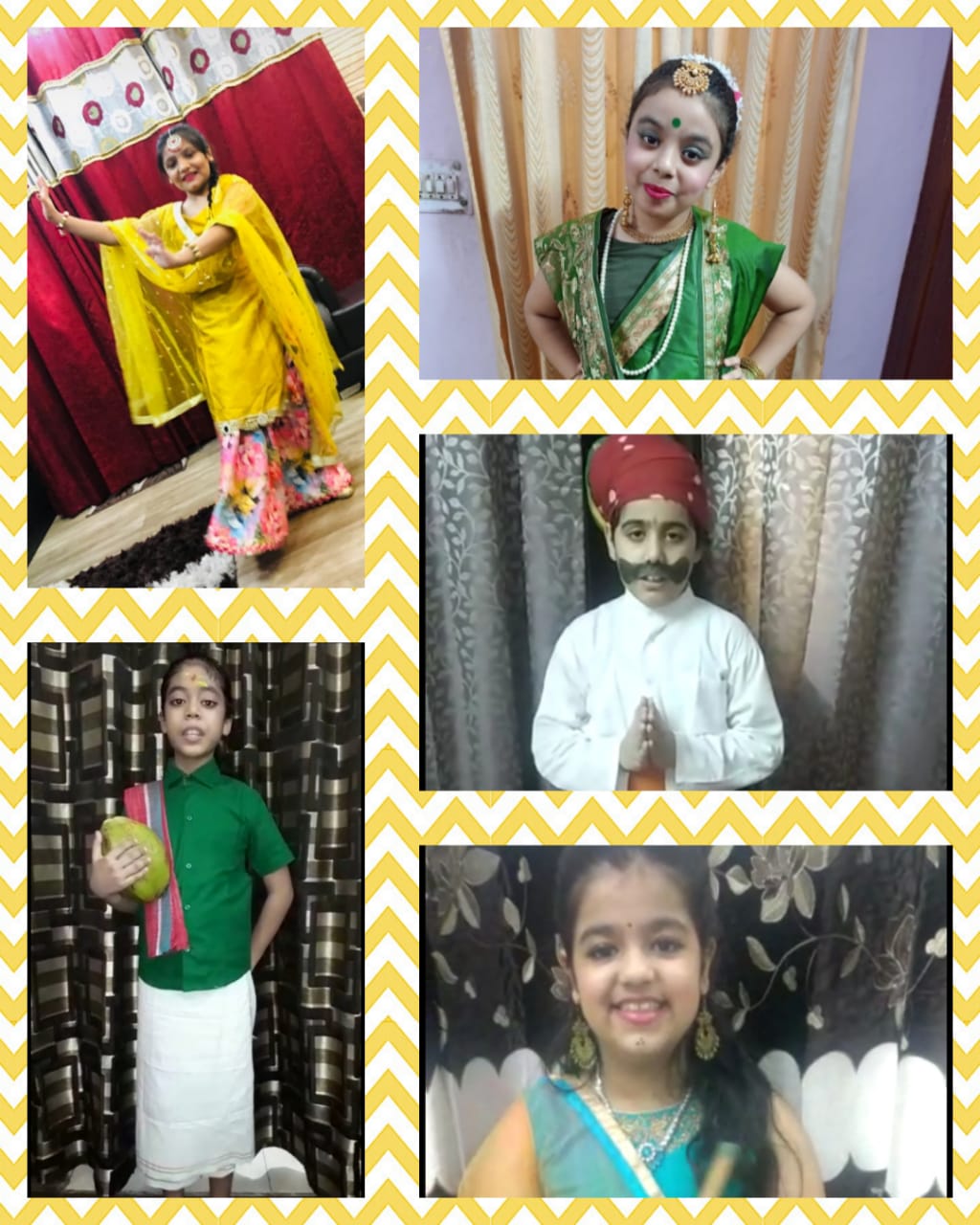  Fancy Dress activity (States of India) for classes III - V