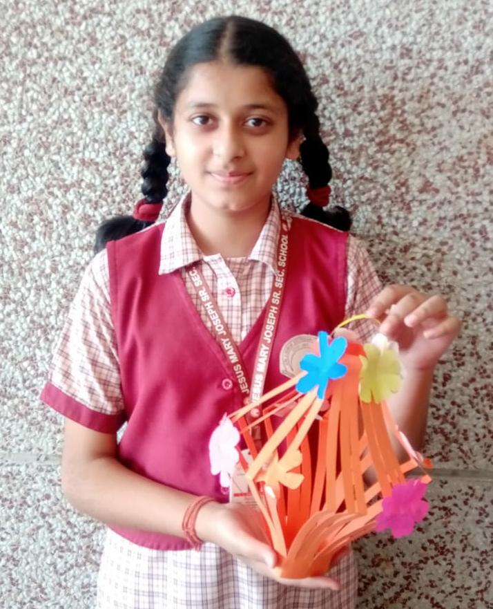 Diwali Flower Lamp Craft