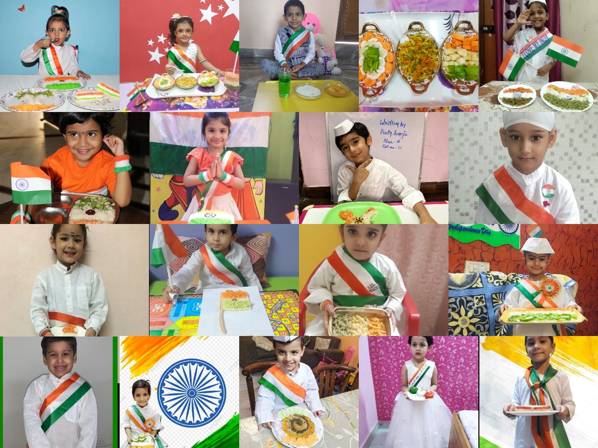 Tri-colour Lunch Activity for classes I - II